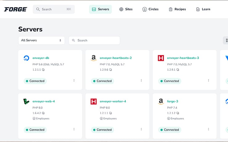 Laravel Forge Recipe to Install Private Authorised Composer Repos